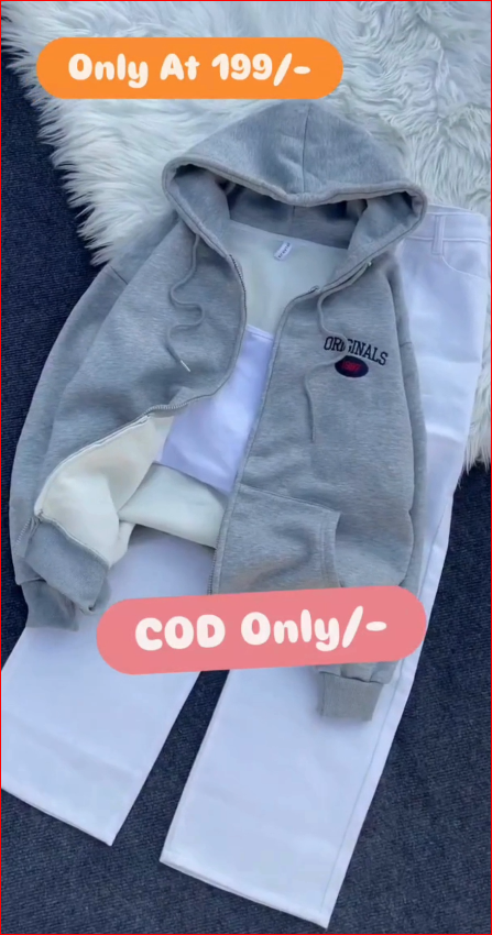 Zip-Up Hooded Sweatshirt for Girls | Cozy Winter Hoodie Jacket |