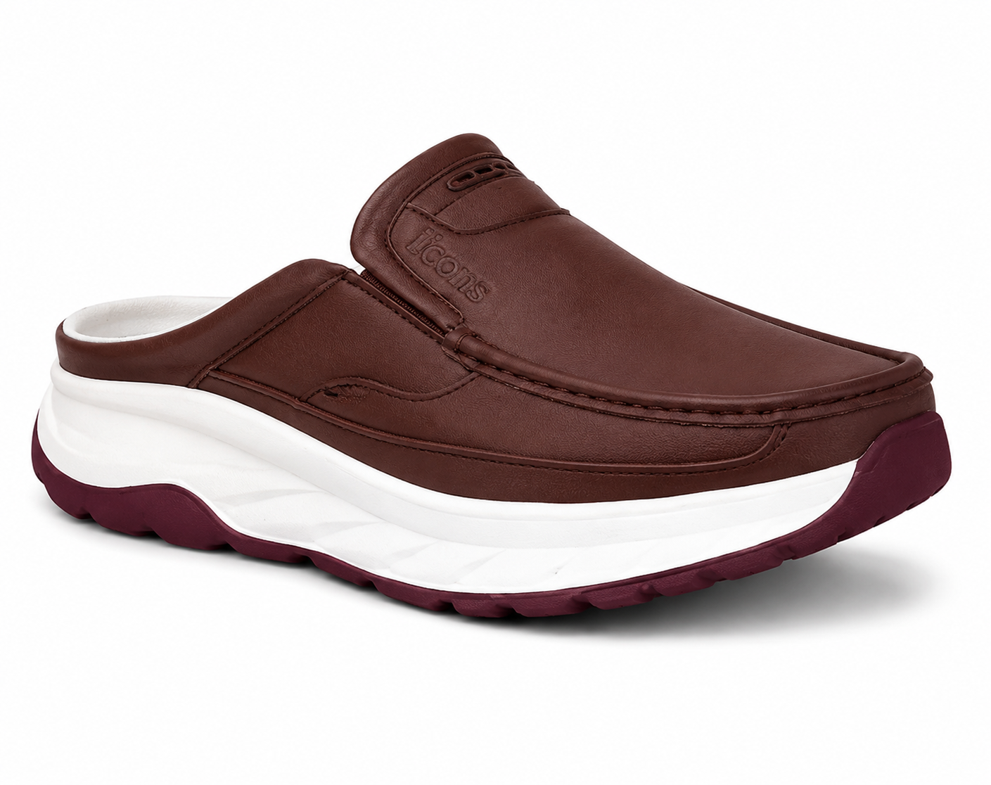 Men’s Premium Brown Comfort Clogs | Lightweight Casual Slip-On Shoes